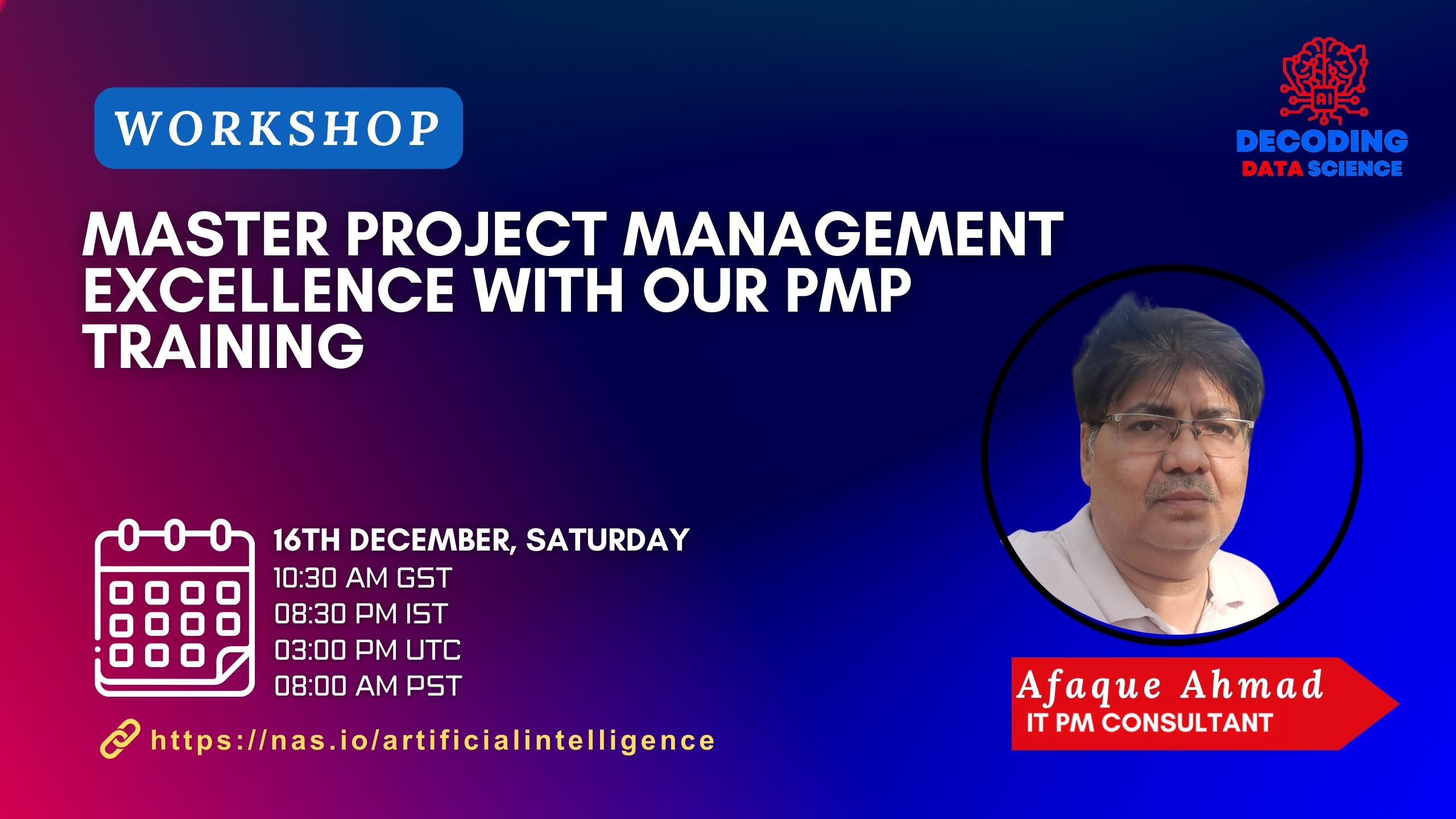 Master Project Management Excellence with our PMP Workshop