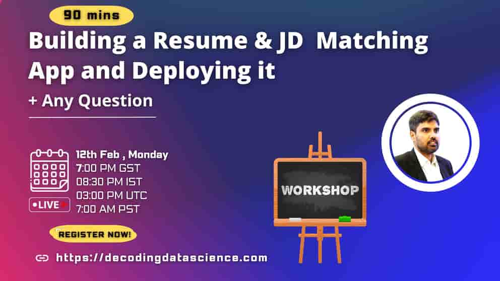 Building a Resume & JD Matching App and Deploying it