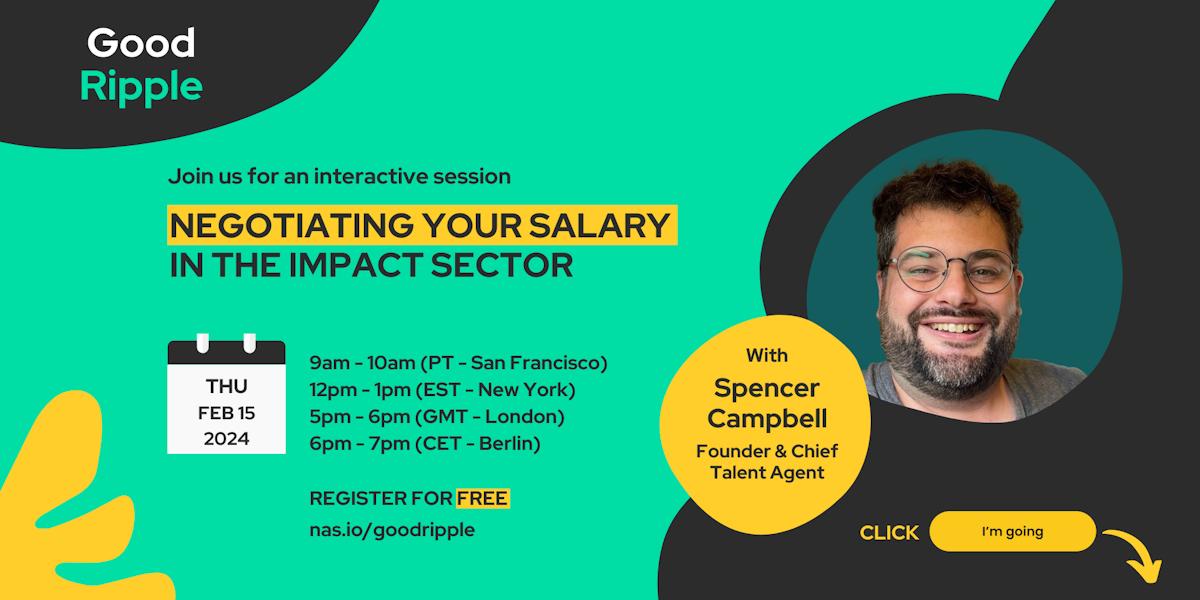 Negotiating your salary in the impact sector, with Spencer Campbell