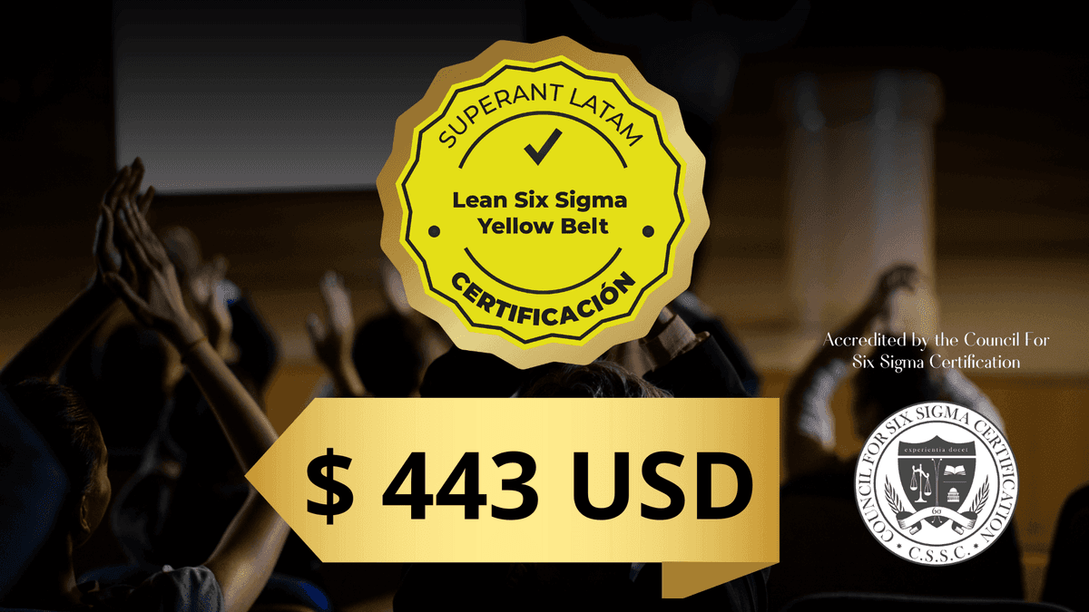 CERTIFICACION LEAN MANUFACTURING YELLOW BELT EN 8 SEMANAS