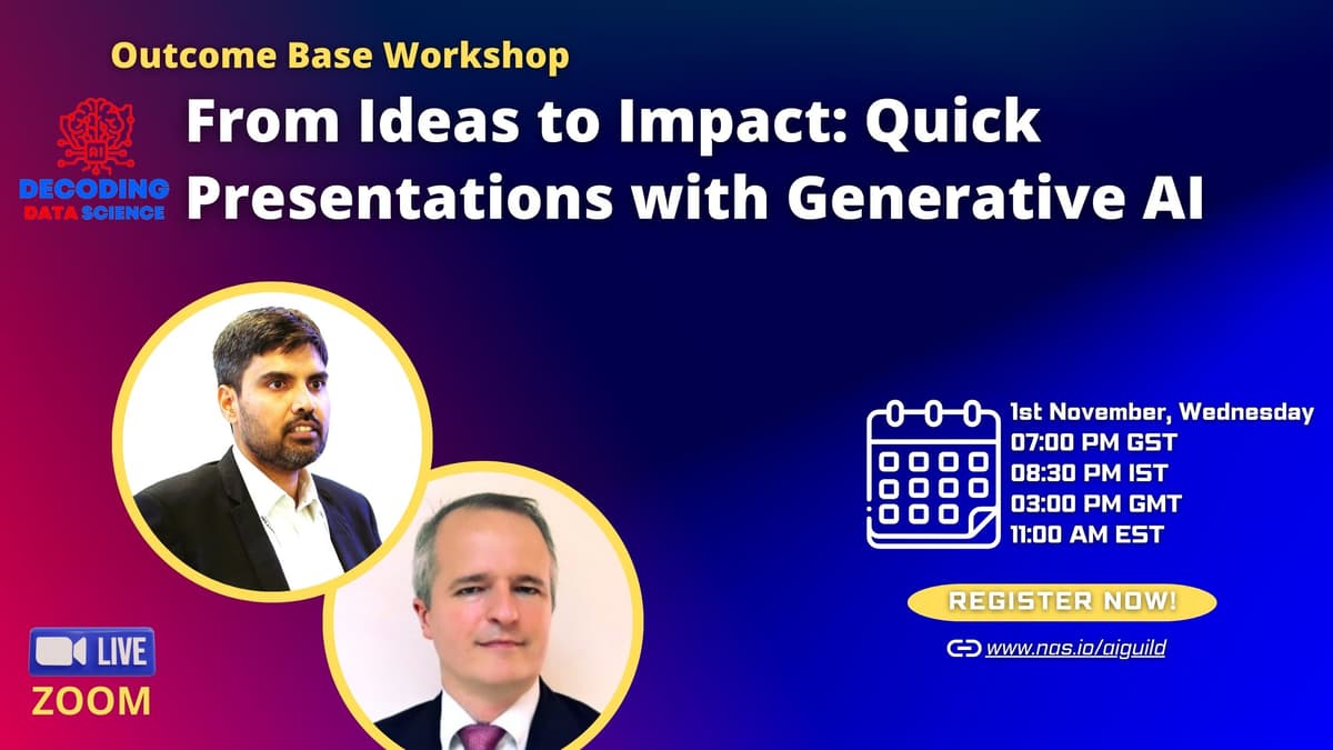 From Ideas to Impact: Quick Presentations with Generative AI