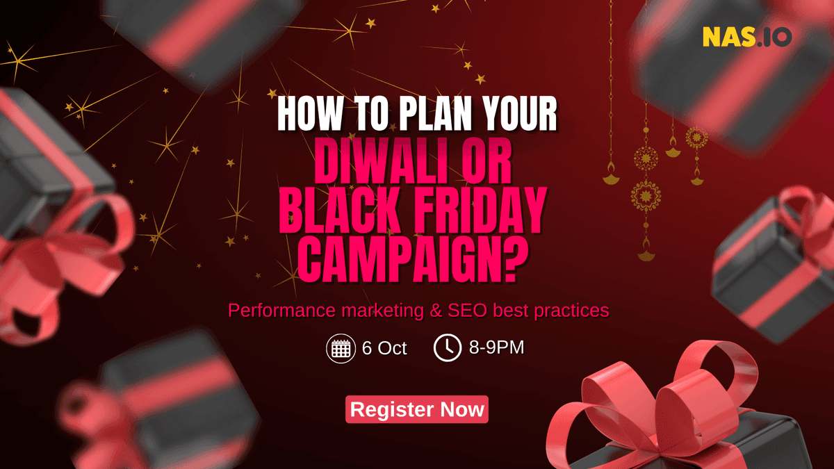 LIVE event: How to plan Diwali & Black Friday campaigns?