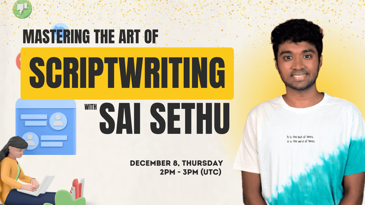 December Launch Party: Master the art of script writing with Sai Sethu