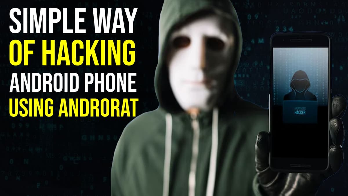 Simple way of hacking Android phone using AndroRAT.